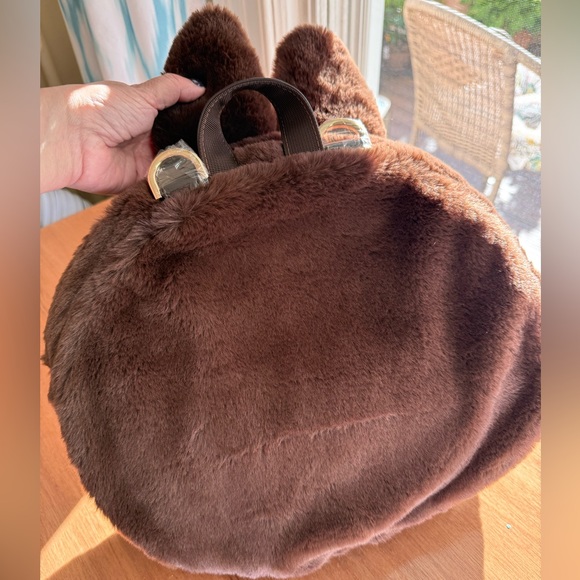Pop Mart Labubu Brown Plush Backpack - Picture 2 of 8